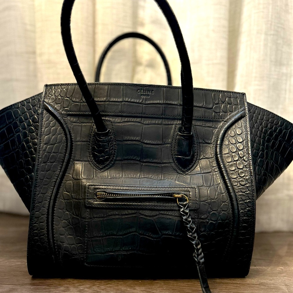 Celine Phantom Croc Bag